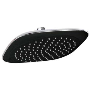 rainfall shower head black