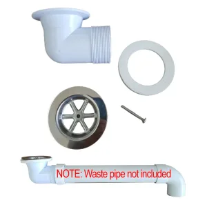 waste plug with waste pipe