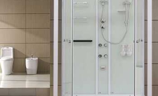 Deluxe double sliding door rectangle square shower cubicle